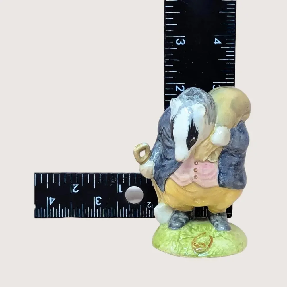 1970s Beswick F Warne Porcelain Tommy Brock Figurine